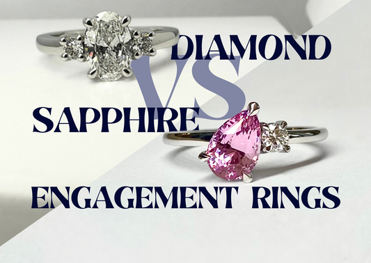 Diamond vs Sapphire Engagement Rings