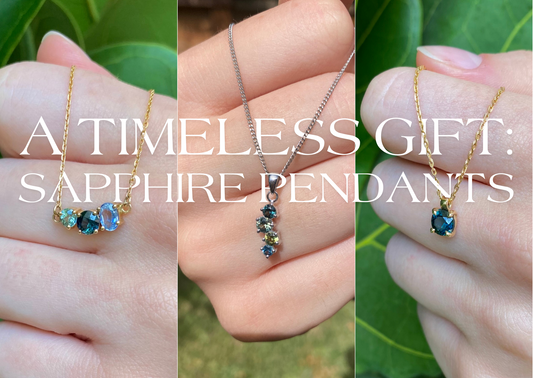 Sapphire Necklaces - the timeless gift