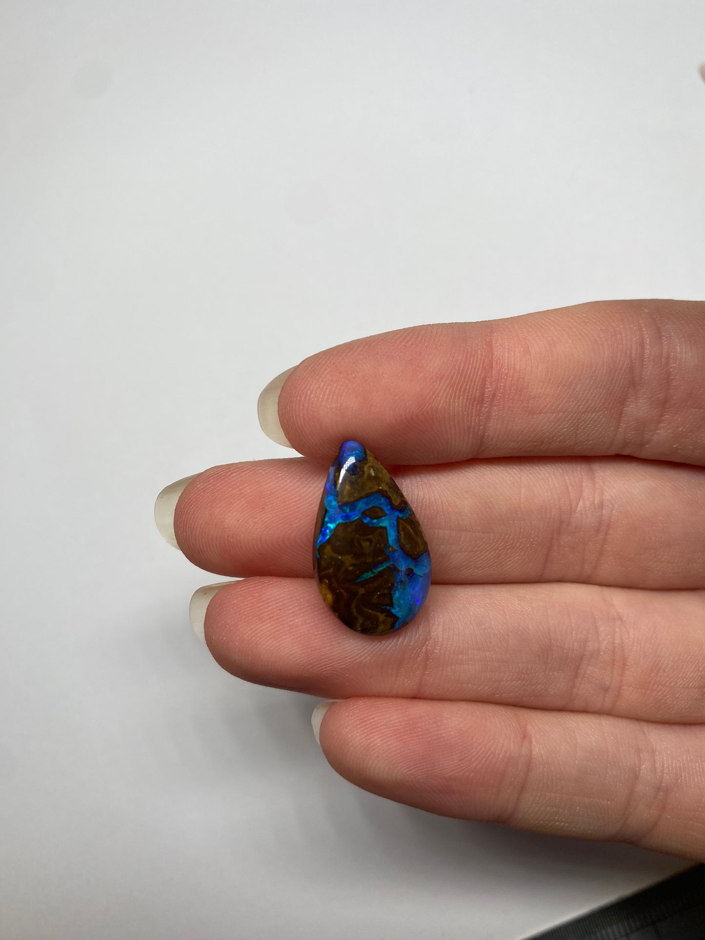 Rock Pools Opal - custom made in a ring for you