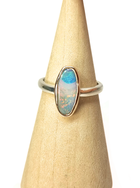 Blue Beginnings Opal Ring