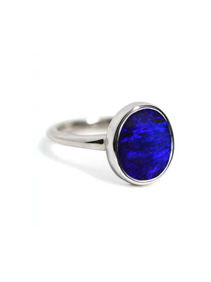 Blue Cosmos Opal Ring