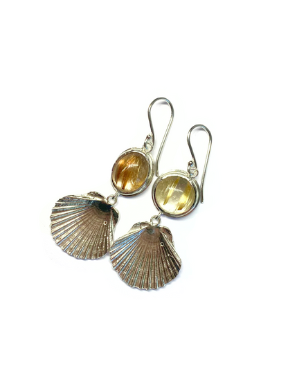 Coastal Fanfare Quartz Earrings