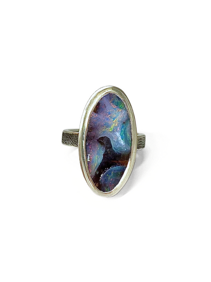 Dog Star Nebula Opal Ring