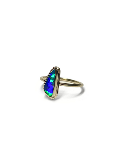 Electric Shock Opal Ring