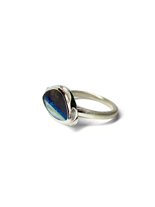 Midnight Surf Opal Ring