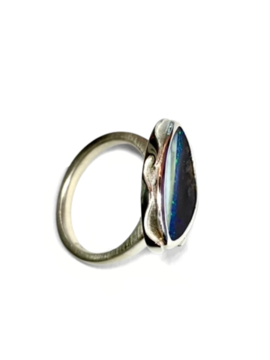 Midnight Surf Opal Ring