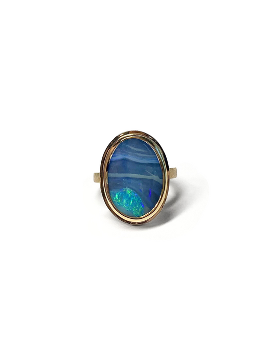 Neptune Opal Ring