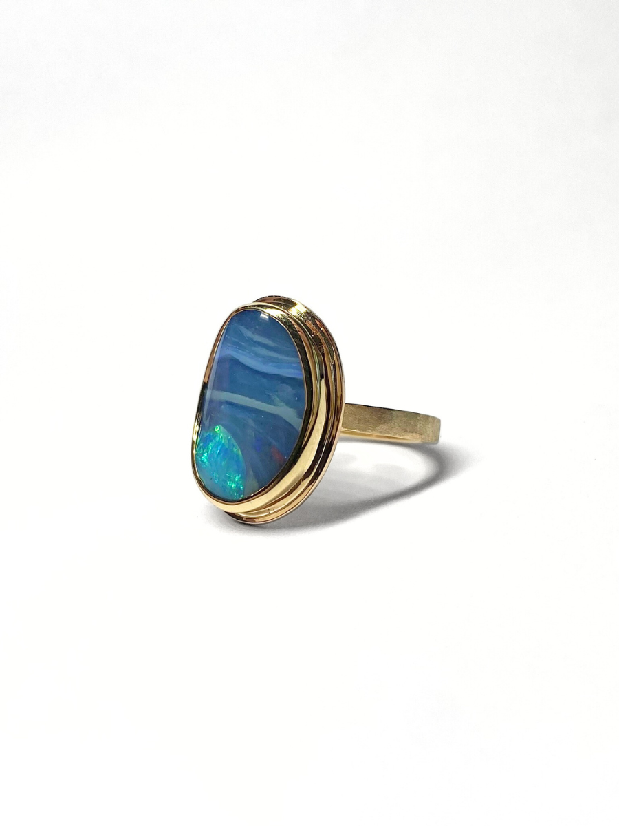 Neptune Opal Ring