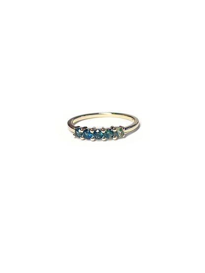 Ocean Ombré Sapphire Ring