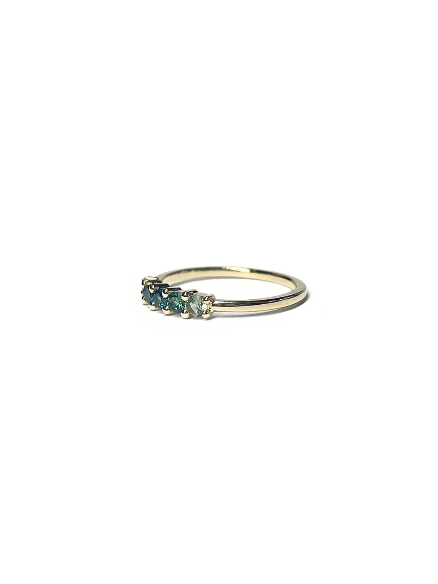 Ocean Ombré Sapphire Ring