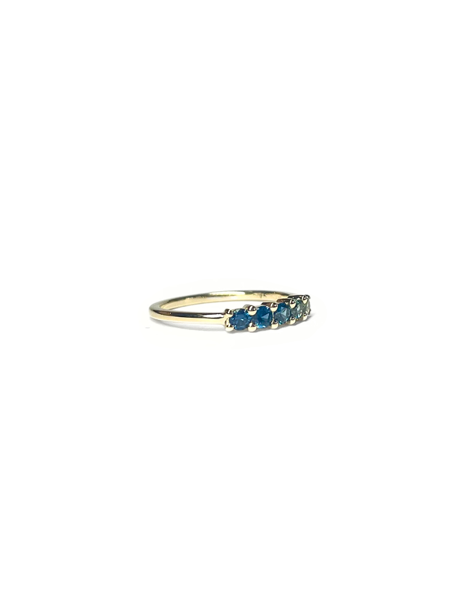 Ocean Ombré Sapphire Ring