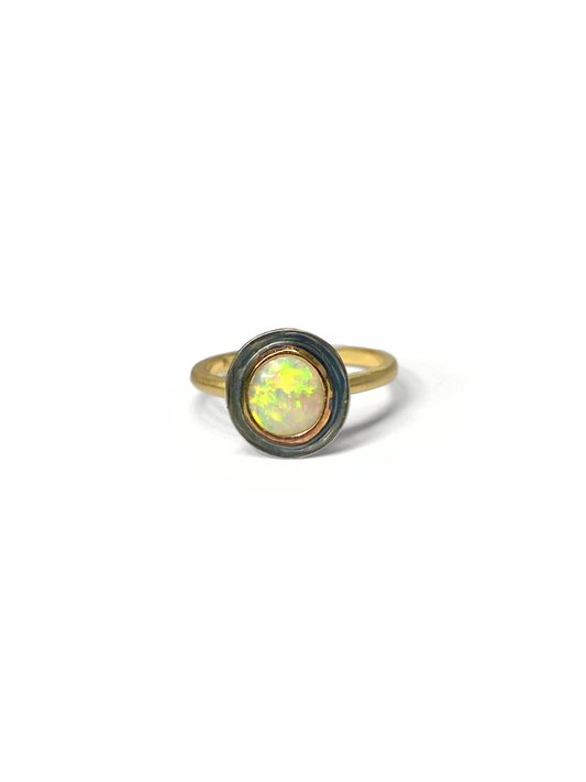 Opal Orbit Ring