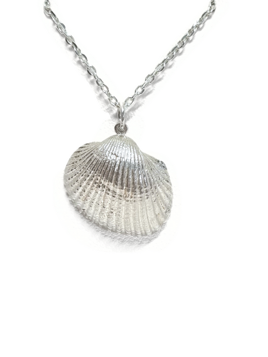 Stradbroke Coastal Silver Shell Pendant