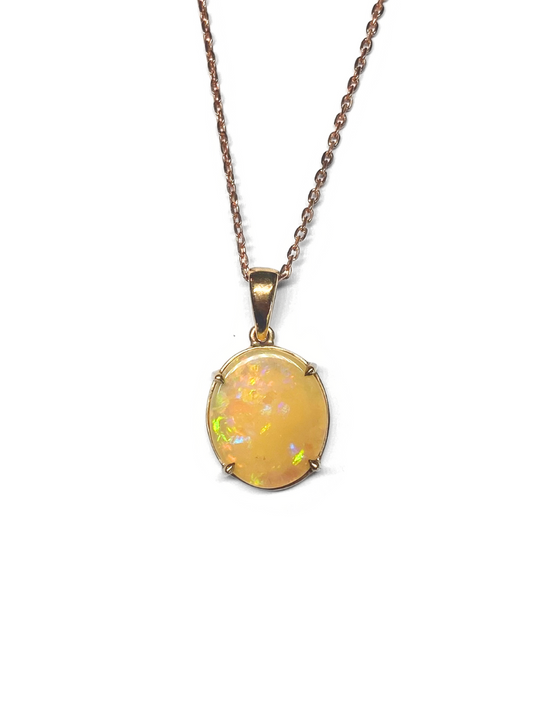 Warm Opal Necklace