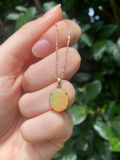 Warm Opal Necklace