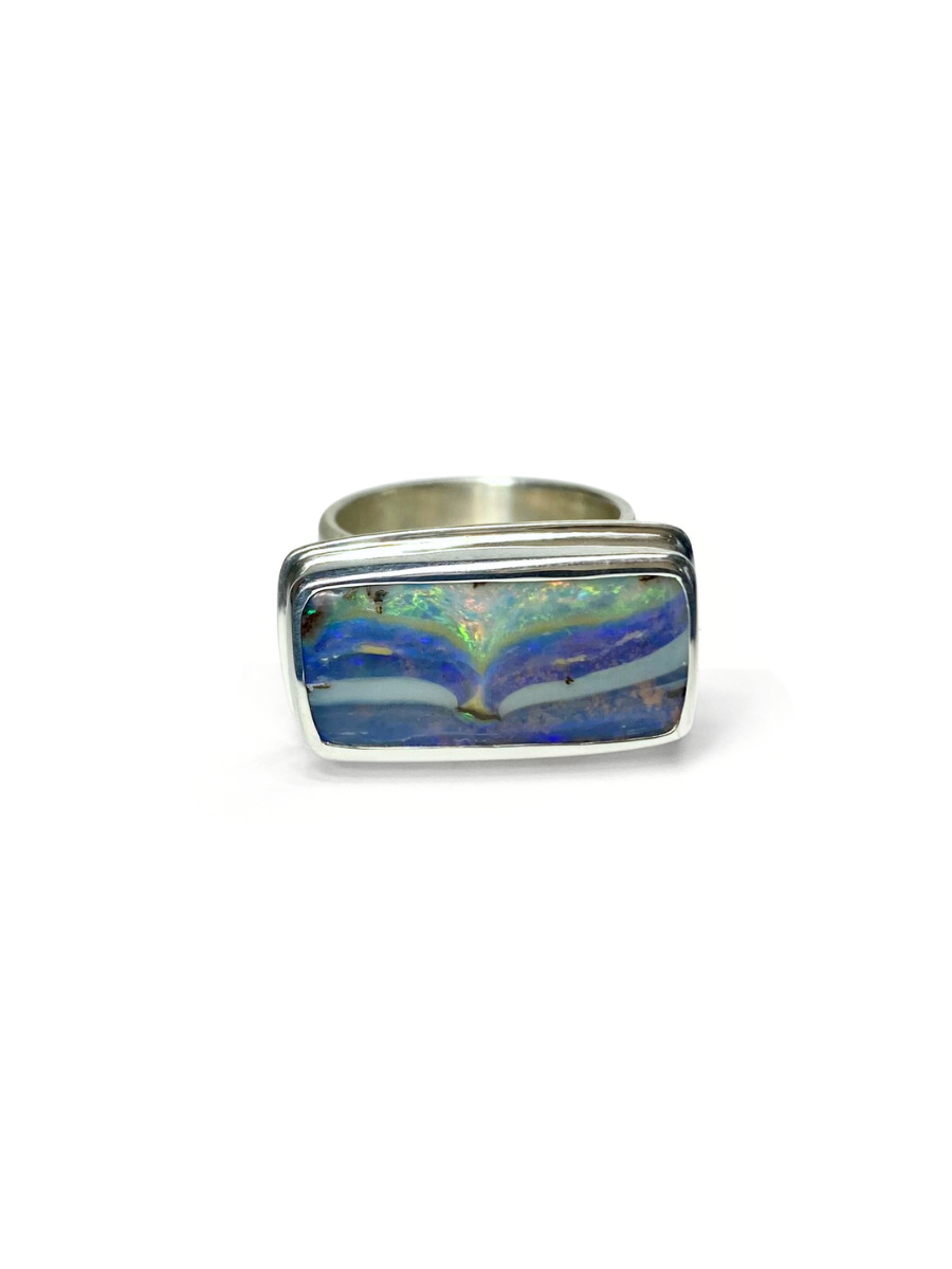 Whale Tail Opal Ring