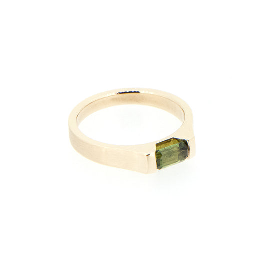 Harvest - Australian Sapphire Ring Green 9ct Gold Ring